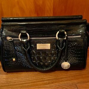 Brahmin Black Leather Purse